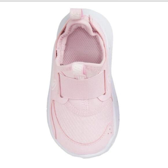 Nike Flex Runner 7 TD Pink Foam White Toddler Infant Running Shoes FN1478-601 - Picture 4 of 6